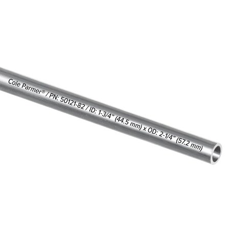Cole-Parmer Food, Milk, and Dairy Tubing, 1-3/4in ID x 2-1/4in OD; 50 Ft 444941705